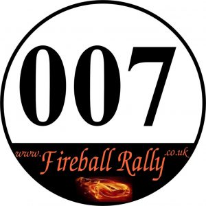 Fireball Rally Stickers